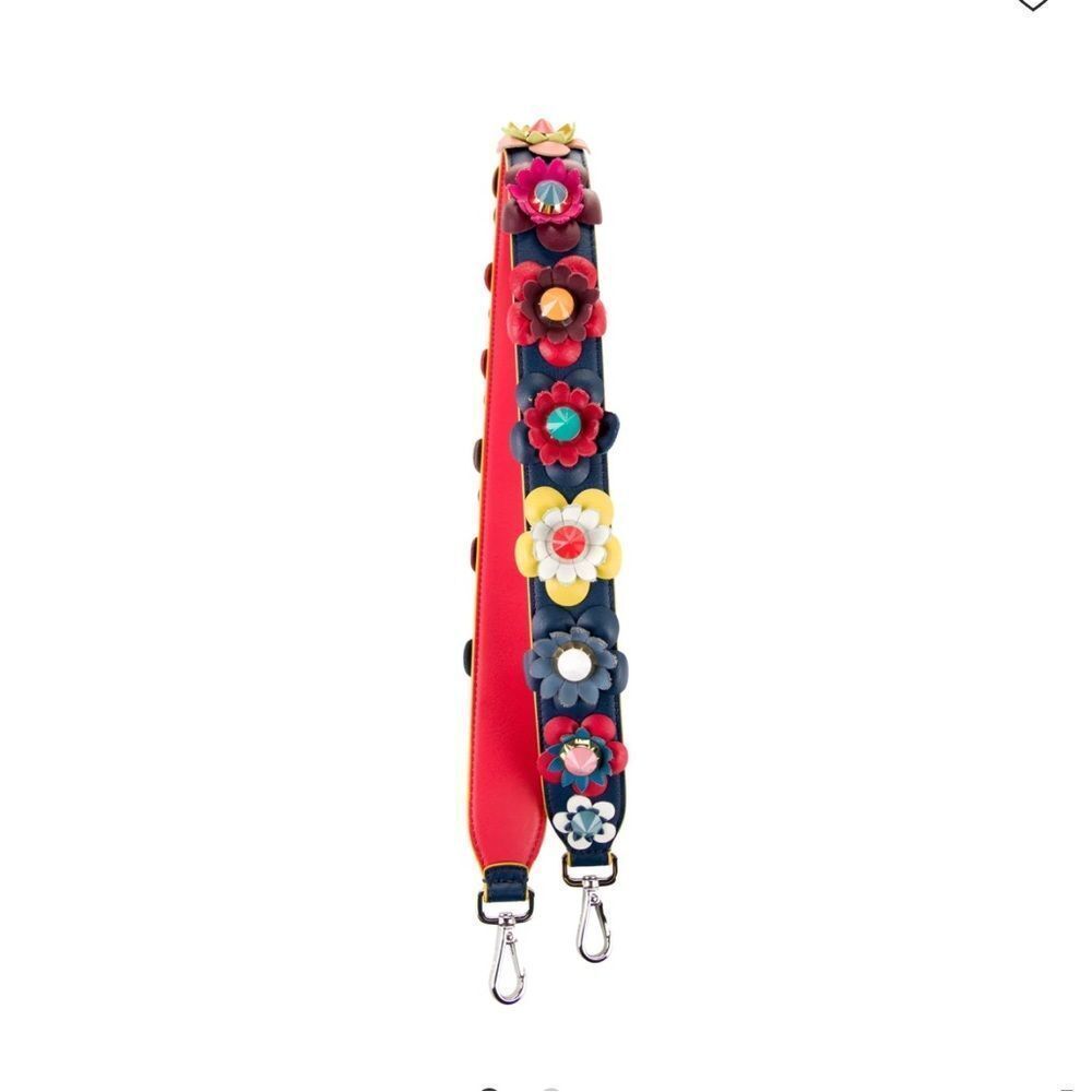 Fendi Flowerland Multicolor Bag Strap
